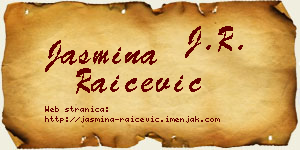 Jasmina Raičević vizit kartica